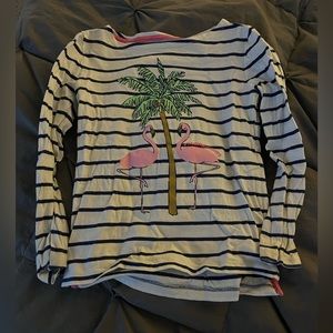 Girl’s vineyard vines flamingo top